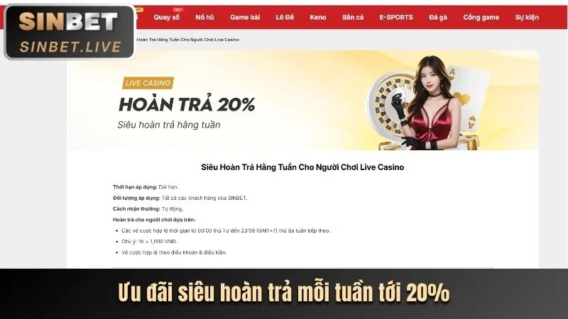 Hoàn trả không giới hạn tại 17win.com